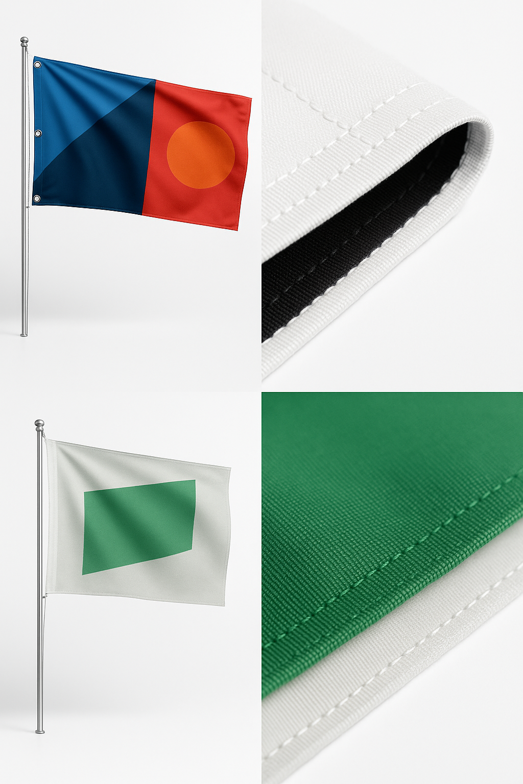 Vlag bestellen in 4 stappen — van ontwerp tot levering