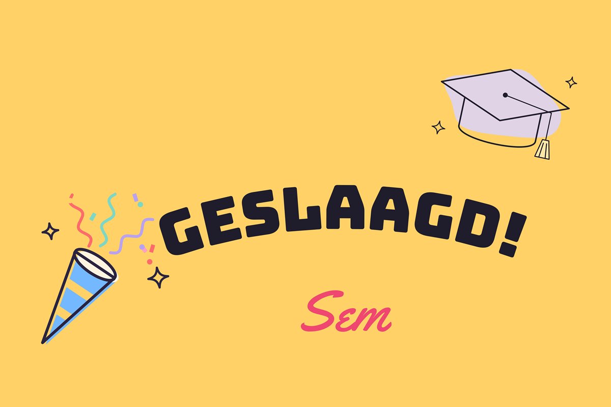 geslaagdvlag